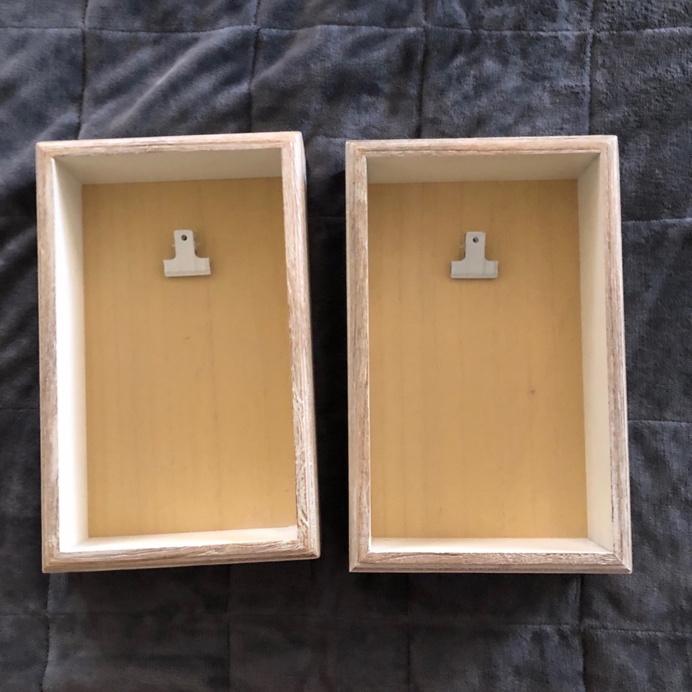 two shadow boxes